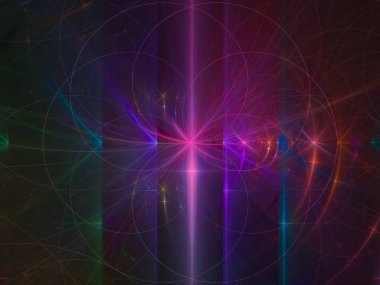 Fraktal Soyut Dijital disco