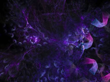 Fraktal dijital arka plan