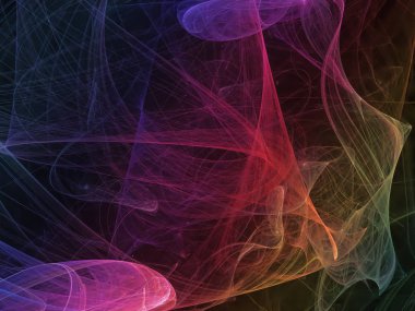 Fraktal tasarım soyutlama arka plan dijital