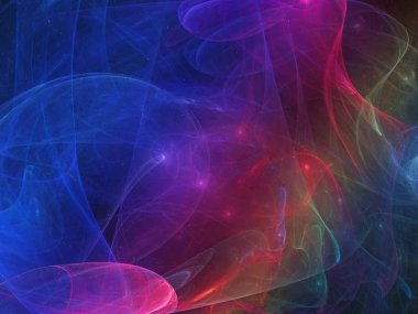 Fraktal tasarım soyutlama arka plan dijital