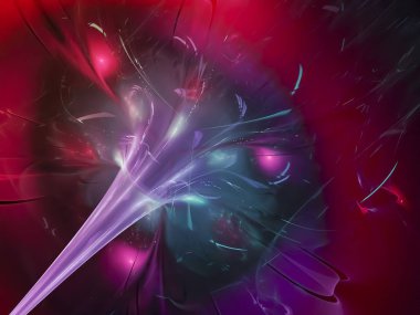 Fraktal arka plan dijital renkli