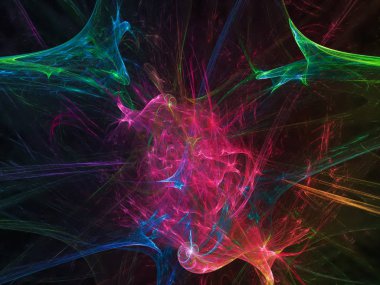 Soyut Fraktal arka plan benzersiz