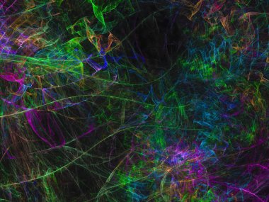 Soyut Fraktal arka plan grafik tasarım