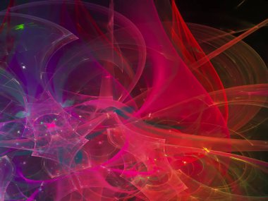 Soyut Fraktal arka plan grafik tasarım