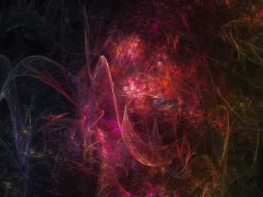 Soyut Fraktal arka plan grafik tasarım