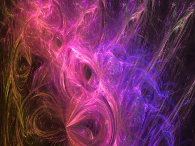 Soyut Fraktal dijital arka plan tasarım