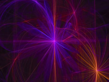 Soyut Fraktal dijital arka plan tasarım