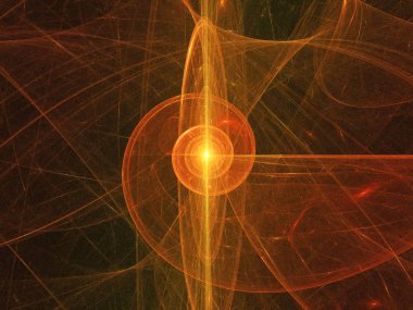 Soyut Fraktal dijital arka plan tasarım