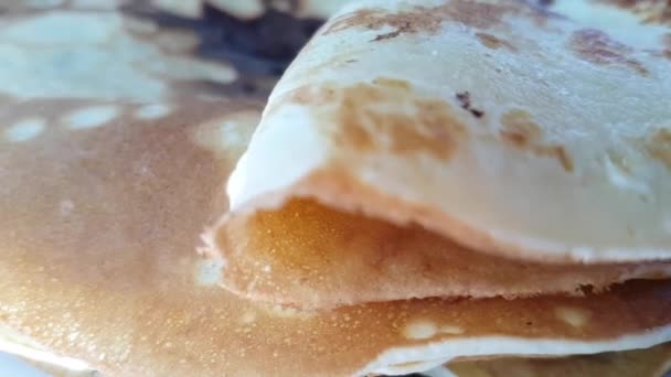 Pancakes Close Ralenti — Video