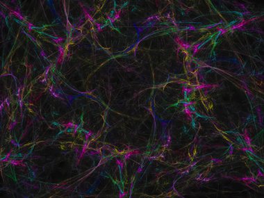 Soyut Fraktal renkli dijital arka planı