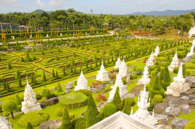 6 Mayıs 2011, Tayland Pattaya tropikal Park Nong Nooch, güzel bahçe