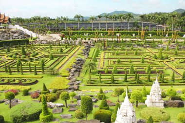 6 Mayıs 2011, Tayland Pattaya tropikal Park Nong Nooch, güzel bahçe