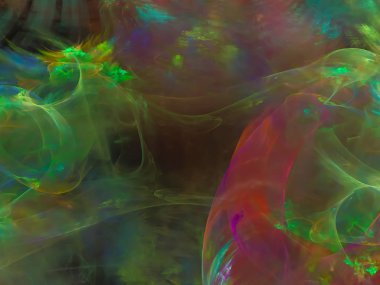 Fraktal renk dijital arka plan, Tasarım