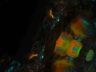 Fraktal renk dijital arka plan, yaratıcı tasarım