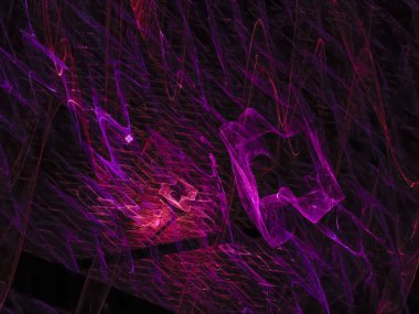 Fraktal soyut, dijital arka plan, yaratıcı tasarım, kaos