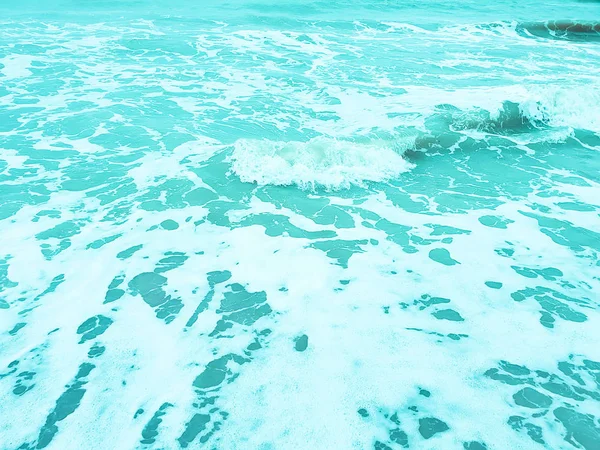 Bella Tempesta Mare Sulla Spiaggia — Foto Stock