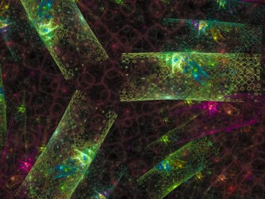 Fraktal soyut, dijital arka plan, güzel tasarım magic