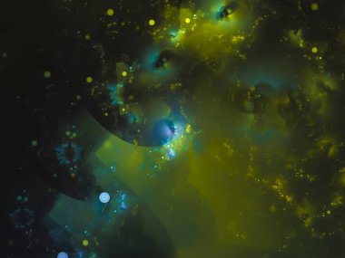 Soyut Dijital fraktal, güzel fantastik tasarım