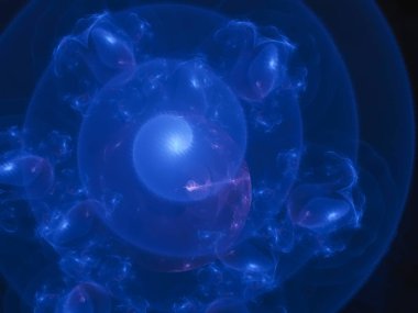 Soyut Dijital fraktal, güzel fantastik tasarım