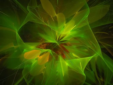 Soyut Dijital fraktal, güzel tasarım gelecek