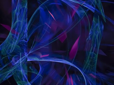 Soyut Dijital fraktal, güzel tasarım gelecek