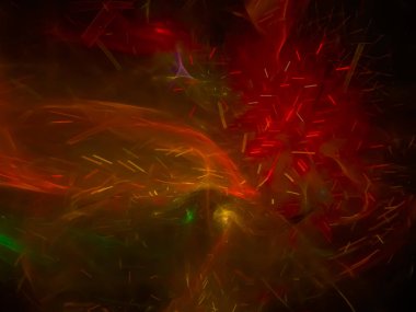 Fraktal dijital, Soyut Tasarım, parti, kart