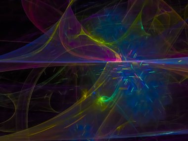 Fraktal dijital, Soyut Tasarım, parti, kart