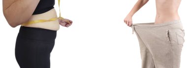 önce ve sonra diyet zayıflama kız