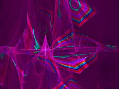 Soyut Dijital fraktal, güzel tasarım, şenlikli