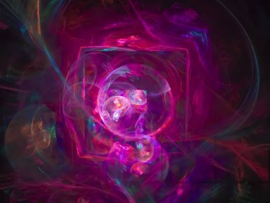 Soyut Dijital fraktal, güzel tasarım