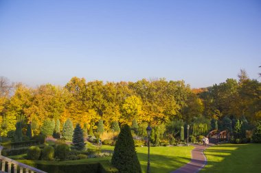 10 Ekim 2018 Mezhyhirya Kiev region, Ukrayna, Ukrayna Viktor Yanukoviç in eski devlet başkanı Villası