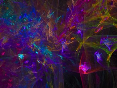 Soyut Dijital fraktal, güzel tasarım