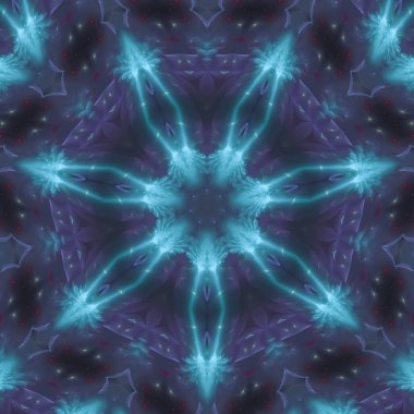 Soyut Dijital fraktal, güzel tasarım, mandala