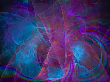 Dijital Soyut Fraktal, yaratıcı tasarım, sihirli