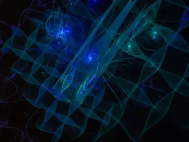 Dijital Soyut Fraktal, güzel tasarım, fantezi, şenlikli