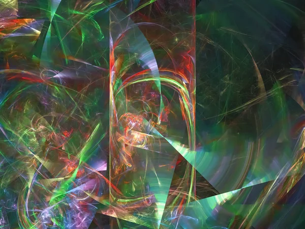 Digital Abstract Fractal Beautiful Design Fantasy — стоковое фото