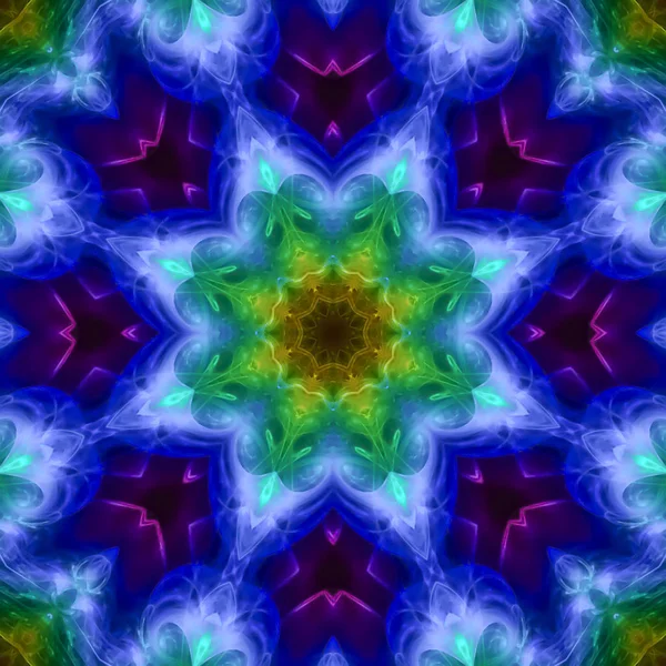 Abstrakter Digitaler Kaleidoskop Hintergrund Schönes Design — Stockfoto