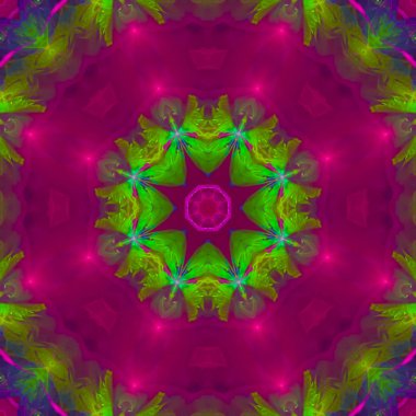 Dijital kaleydoskop arka plan, güzel tasarım