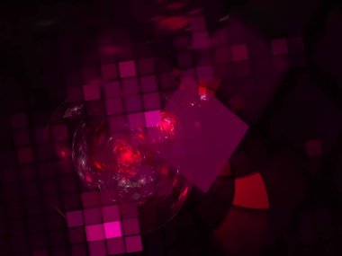 Dijital fraktal arka plan, güzel tasarım