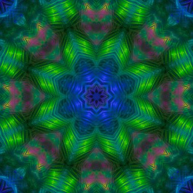 Soyut Dijital kaleydoskop arka plan, güzel tasarım, oriental