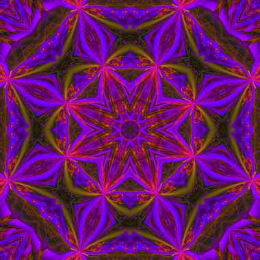 Soyut Dijital kaleydoskop arka plan, güzel tasarım, oriental