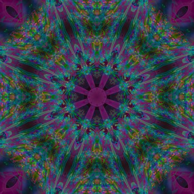 Soyut Dijital kaleydoskop arka plan, güzel tasarım, oriental
