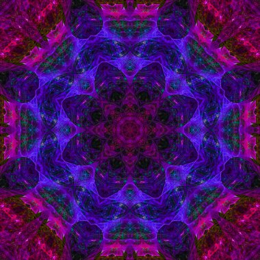 Soyut Dijital kaleydoskop arka plan