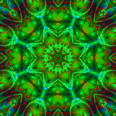 Soyut Dijital kaleydoskop arka plan