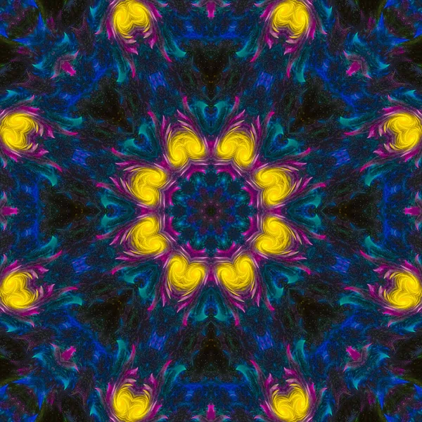 Háttér Absztrakt Digitális Kaleidoszkóp — Stock Fotó