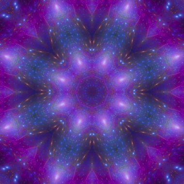 kaleydoskop dijital soyut mandala, oryantal