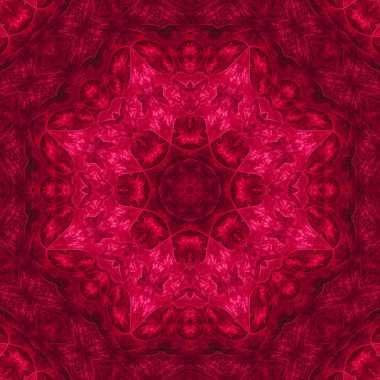 kaleydoskop dijital soyut mandala, oryantal