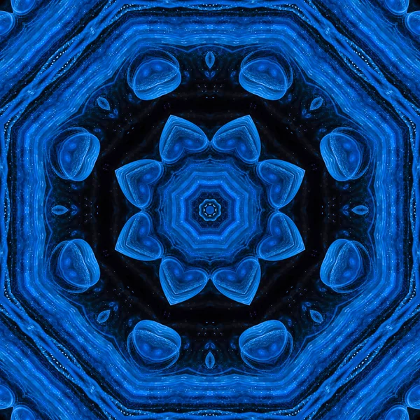 Kaleydoskop Dijital Soyut Mandala Oryantal — Stok fotoğraf
