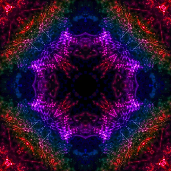 Caleidoscoop Digitale Abstracte Mandala Oosterse — Stockfoto