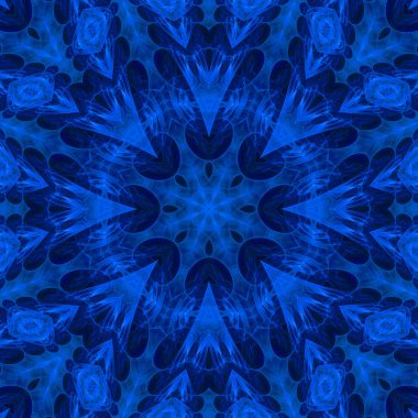 Mandala kaleydoskop, Soyut Dijital tasarım, oryantal fantezi